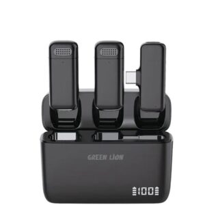 میکروفن گرین لاین مدل Duo Cast_GNDCTWMICLGBK Lightning