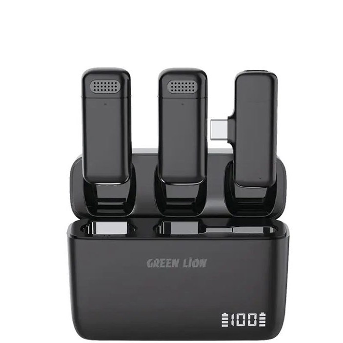 میکروفن گرین لاین مدل Duo Cast_GNDCTWMICLGBK Lightning