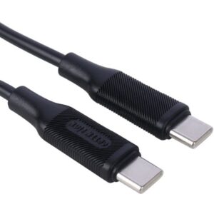 کابل شارژ دوسر تایپ سی گرین لاین 60 وات مدل GNPVCUSCTCBK