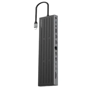Powerology Nexis 13 In 1 MultiDisplay USB-C Hub & Laptop Stand