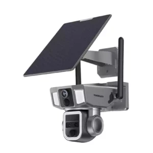 دوربین 360 خورشیدی هکراه با دو لنزه پاورولوژی سیم کارت خور