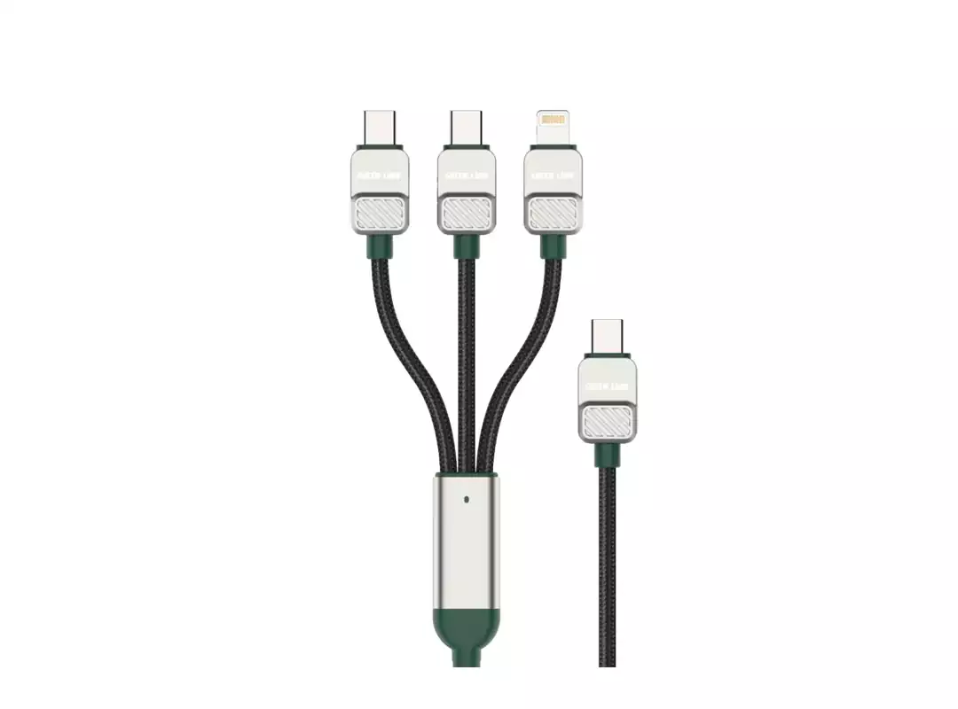 کابل شارژر چندکاره گرین لاین 3 در 1