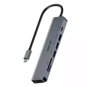 هاب 7 پورت USB-C گرین لاین مدل GN7N1CHUBGY